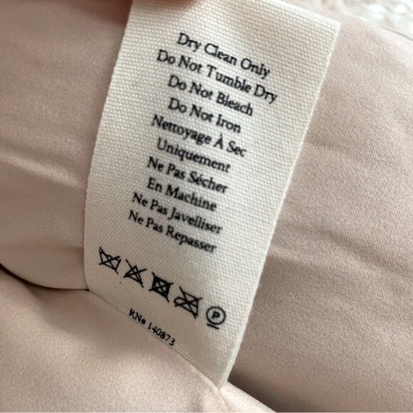 [🌟 PRICE FIRM] LoveShackFancy Puff-Shoulder Houndstooth Boucle Tweed Jacket - Picture 13 of 15